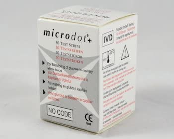 Microdot+ Test Strips (2 Packs of 50) – Harpers Healthcare