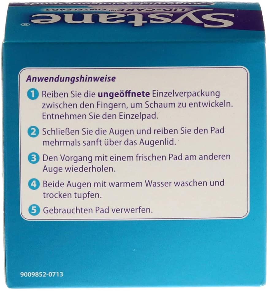 Systane Eye Care Single Pad Eyelid Cleaning Pads Pack of 30 Harpers