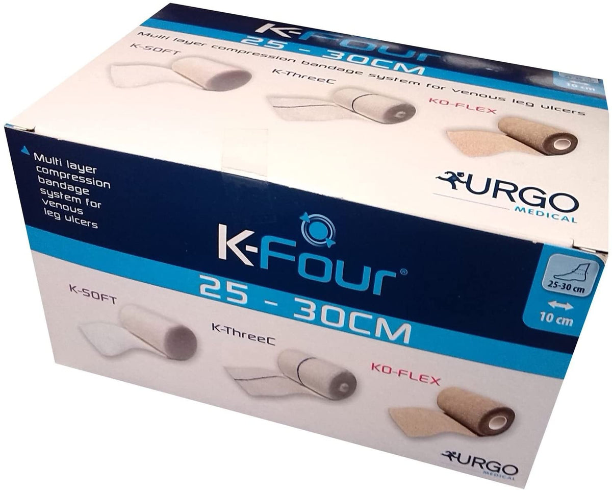 K-Four Compression Bandage System for Venous Leh Ulcers 25-30cm – Harpers  Healthcare