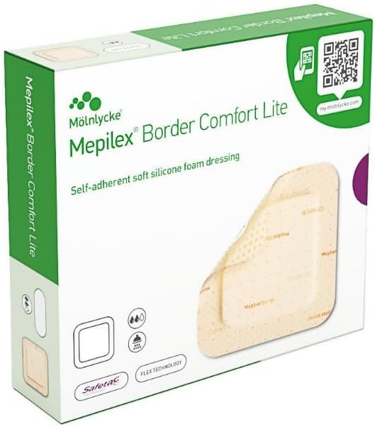 Mepilex Border Comfort Lite 10 x 10cm - (Box Of 10 Dressings)
