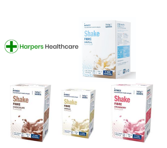 AYMES FIBRE SHAKE 7 X 57G - CHOOSE YOUR FLAVOUR - FREE P+P