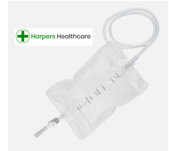 Bard Uriplan Bedside Drainable 2-Litre Bag (x10 Bags)