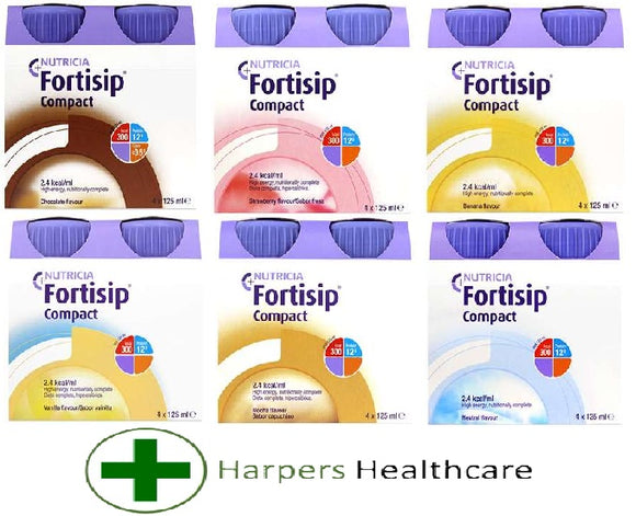 Fortisip Compact (4 Packs Of 4x125ml) - [Choose Your Flavour]