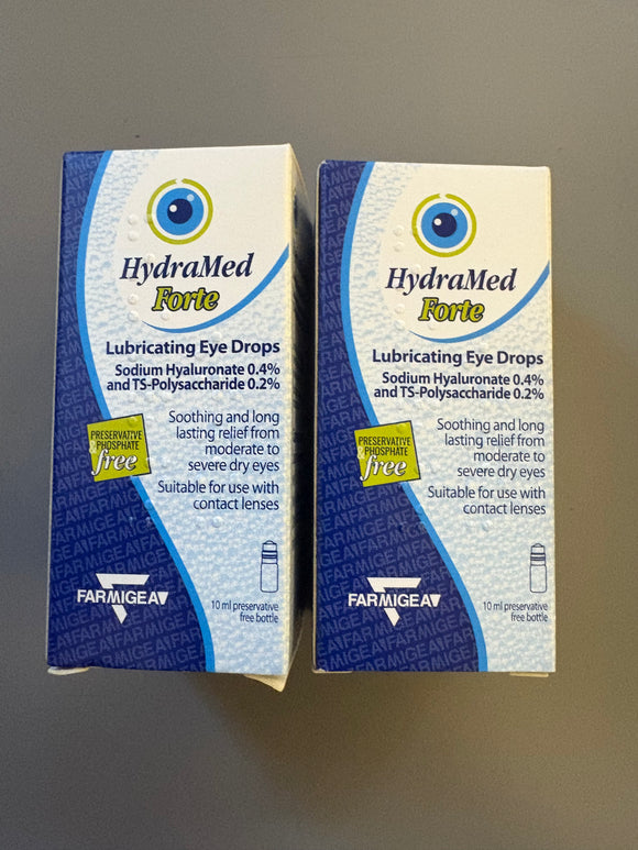 Hydramed Forte Eye Drops 10ml - [2 Bottles]