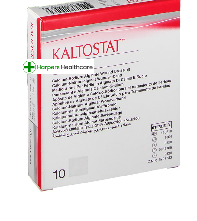 Kaltostat Alginate Wound Dressings | 15cm x 25cm | Box Of 10 ...