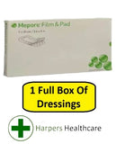 Mepore Film & Pad Absorbent Dressings (1 Full Box) - [Choose Your Size]