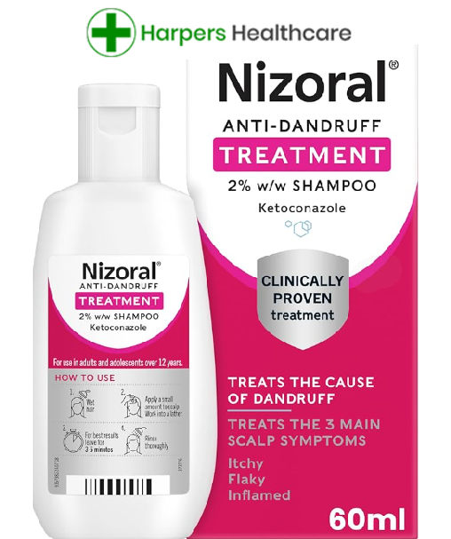 Nizoral Anti Dandruff Treatment Shampoo 60ml 1 Bottle Harpers nizoral-anti-dandruff-treatment-shampoo-60ml-1-bottle-harpers