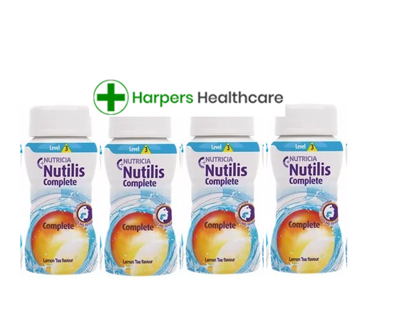 Nutilis Complete Drink 125ml Bottle | Level 3 | Lemon Tea | 8 Bottles ...