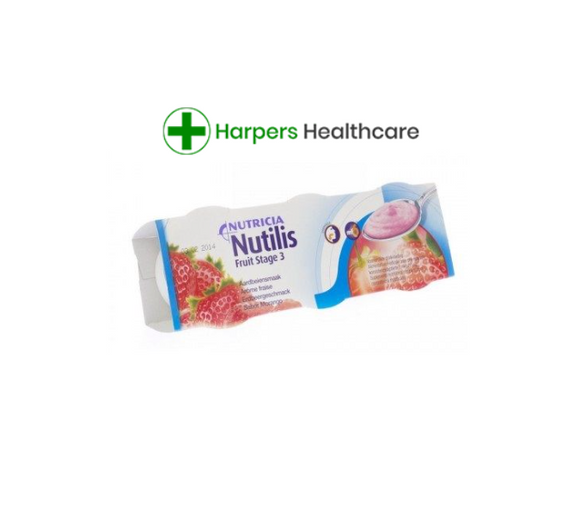 Nutilis Strawberry Level 4 Fruit Dessert 3x150g