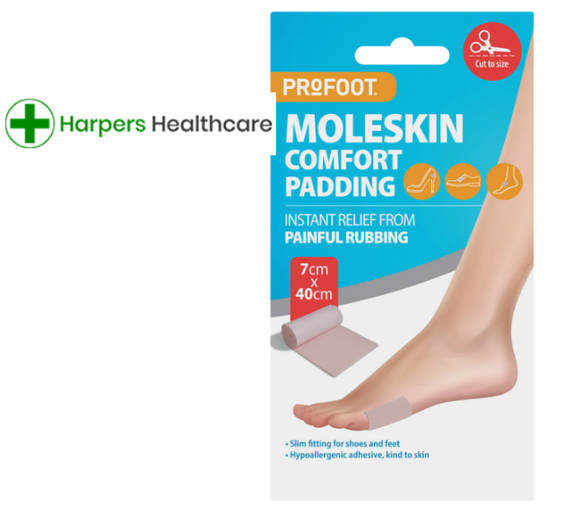 Profoot Moleskin Comfort Padding | 7cm x 45cm | 5 Packs | – Harpers ...