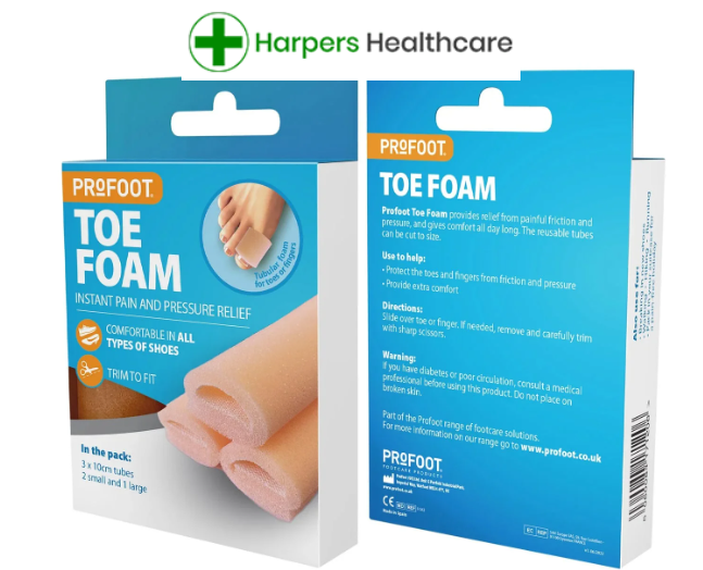 Profoot Toe Foam | 3 Toe Foams | 3 Packs | – Harpers Healthcare
