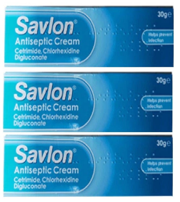 Savlon Antiseptic Cream (30g) - [3 Packs]