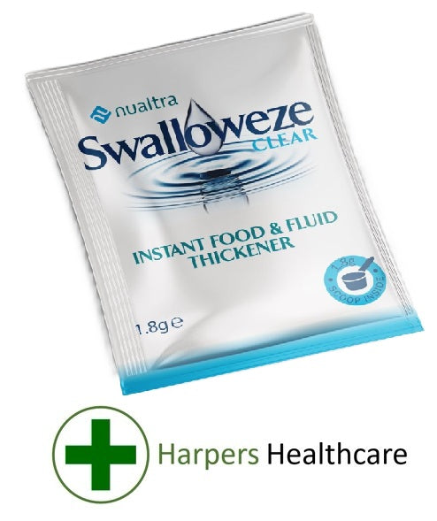 Nualtra Swalloweze Clear Food & Fluid Thickener 1.9g Sachets [Pack of 48]
