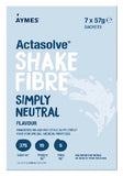 Aymes ActaSolve Fibre Shakes 7 x 57g - [Choose Your Flavour]