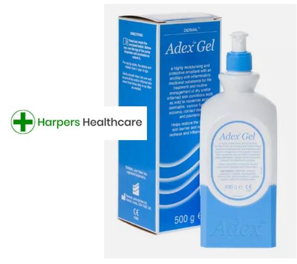 Adex Gel Pump Dispenser 500g | 2 Bottles |