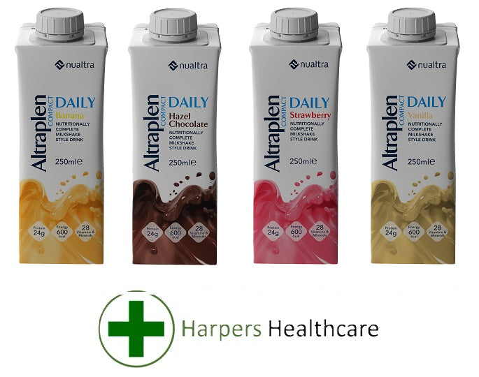 Altrini Compact Fibre 4 x 125ml Bottles | Vanilla | – Harpers Healthcare