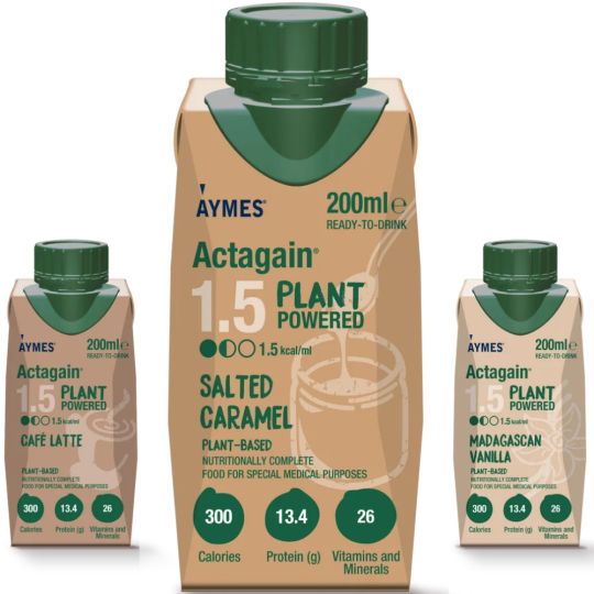 Aymes ActaGain Plant Based Drink [12 x 200ml] - (Choose Your Flavour)