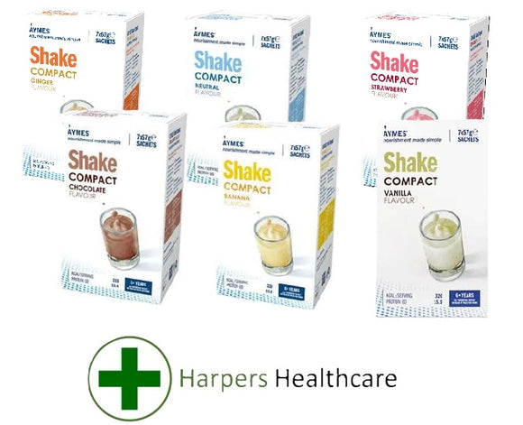 Aymes Compact Shakes 7 x 57g -  4 Boxes [Choose Your Flavour]