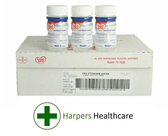 Cow & Gate Sterilised Water 24 x 90ml