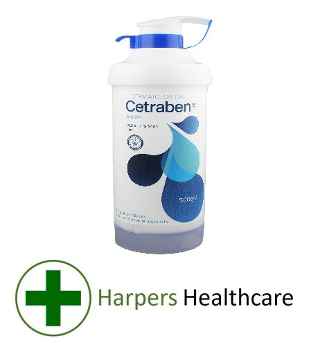 Cetraben Emollient Cream Pump Dispenser 500g - [Choose Quantity]