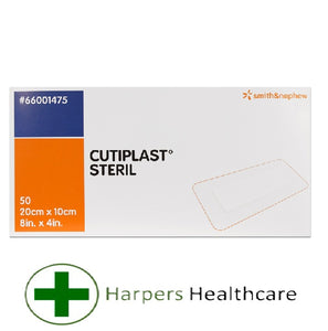 Cutiplast Steril Non Woven Dressing (20cm x 10cm) - [Box of 50 Dressings]