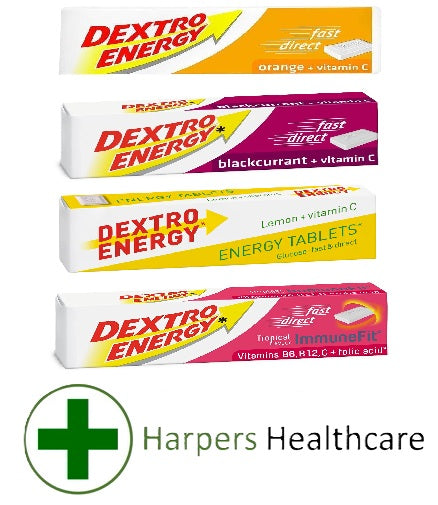 Dextro Energy Glucose Tablets 47g (24 Packs) - [Choose Your Flavour]