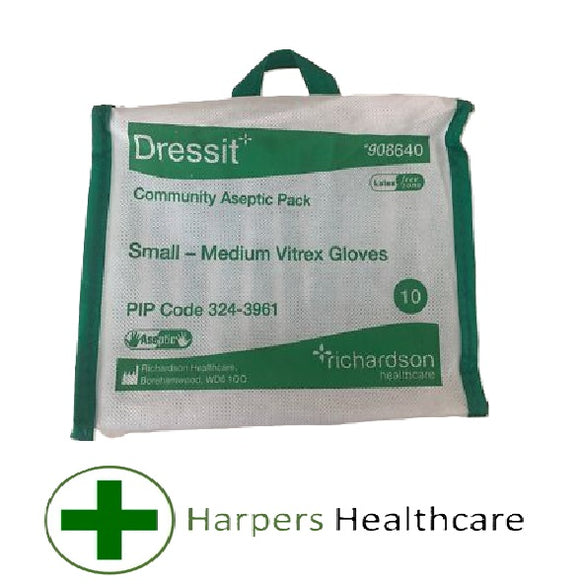 Dress-it Sterile Pack with S/M Gloves (Pack of 10)