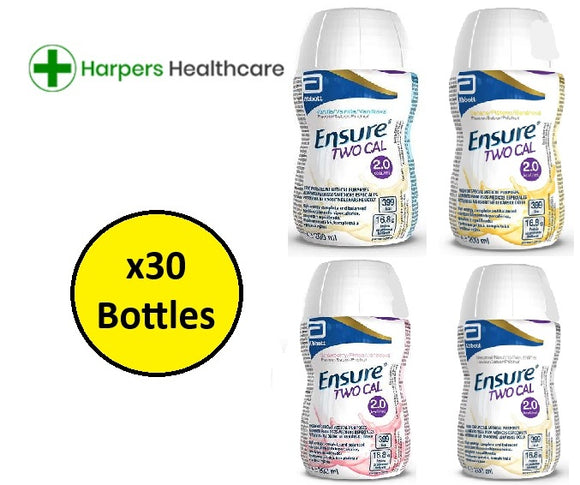 Ensure TwoCal Nutritional Supplement Milkshake (30 x 200ml Bottles) - [Choose Your Flavour]