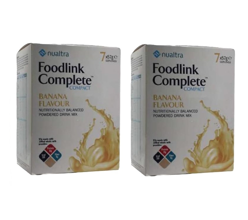 Foodlink Compact Nualtra Foodlink Complete Compact 7 x 57g (2 Boxes) - [Choose Your Fla ...