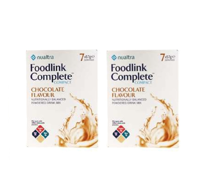 Foodlink Compact Nualtra Foodlink Complete Compact 7 x 57g (2 Boxes) - [Choose Your Fla ...