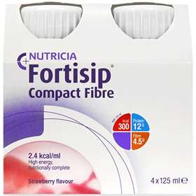 Fortisip Compact Fibre (4 x 125ml) - [Choose Your Flavour]