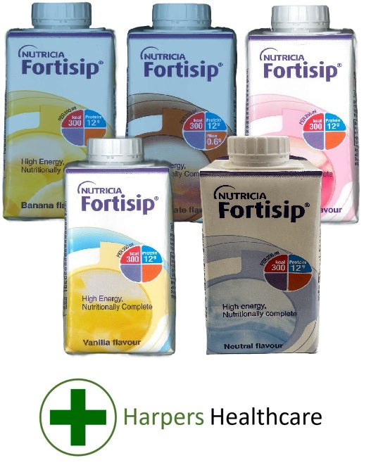 Fortisip High Energy Milkshake 200ml (24 Bottles) - [Choose Your Flavour]