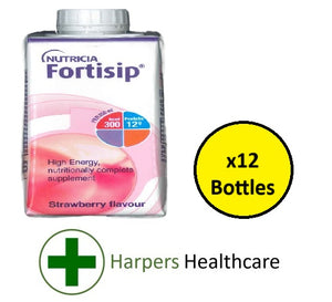Fortisip High Energy Milkshake 200ml (12 Bottles) - [Choose Your Flavour]