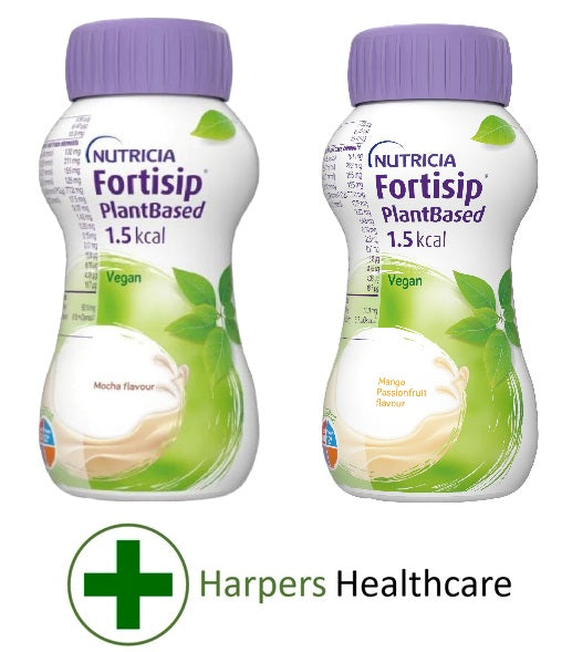 Fortisip PlantBased Vegan 1.5kcal 200ml (12 Bottles) - [Choose Your Flavour]