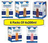 Fresubin Energy Protein Bottles (6 Packs Of 4x200ml) - [Choose Your Flavour]