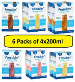 Fresubin Energy Fibre Bottles (6 Packs Of 4x200ml) - [Choose Your Flavour]