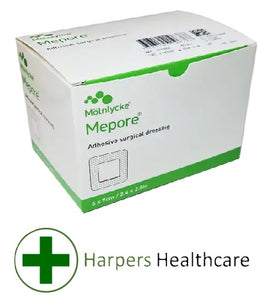 Mepore Sterile Absorbent Dressings (1 Full Box) - [Choose Your Size]