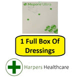 Mepore Ultra Absorbent Shower Proof Adhesive Dressings (1 Full Box) - [Choose Your Size]