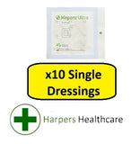 Mepore Ultra Absorbent Shower Proof Adhesive Dressings (10 Single Dressings) - [Choose Your Size]