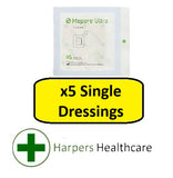 Mepore Ultra Absorbent Shower Proof Adhesive Dressings (5 Single Dressings) - [Choose Your Size]
