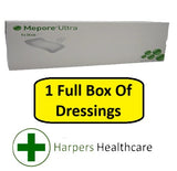 Mepore Ultra Absorbent Shower Proof Adhesive Dressings (1 Full Box) - [Choose Your Size]