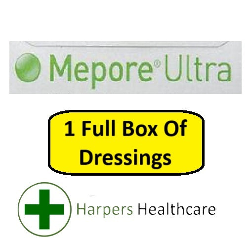 Mepore Ultra Absorbent Shower Proof Adhesive Dressings (1 Full Box) - [Choose Your Size]