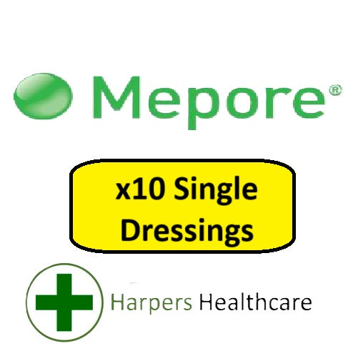 Mepore Sterile Absorbent Dressings (10 Single Dressings) - [Choose Your Size]