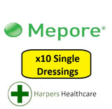 Mepore Sterile Absorbent Dressings (10 Single Dressings) - [Choose Your Size]