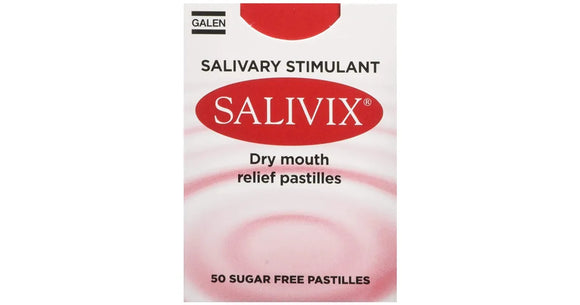 Salivix Dry Mouth Relief Pastilles (50 Pastilles) - [1 Pack]