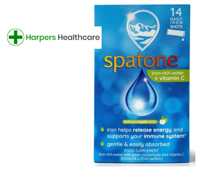 Spatone Daily Iron + Vitamin C Sachets | Apple | 3 Boxes Of 14 ...