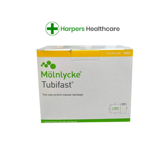 TUBIFAST YELLOW 10.75CM X 10M ELASTICATED BANDAGE