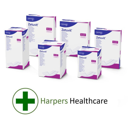 Zetuvit E Sterile Absorbent Dressings (1 Full Box) - [Choose Your Size]