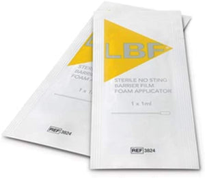CliniMed LBF Sterile No Sting Barrier Film Foam Applicators, 2 ml, 5-Piece