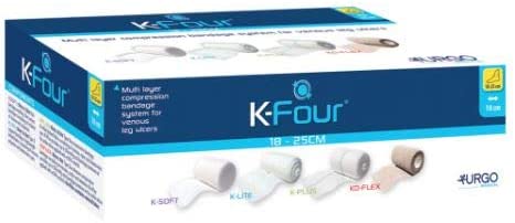 K-Four Compression Bandage System For Venous Leh Ulcers 18 - 25cm